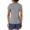 Amazon Essentials Women’s Active Quick Dry Tech Stretch Short-Sleeve V-Neck T-Shirt, Moisture-Wicking, Pack of 2(Grey Space Dye/Light Pink)