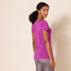 Amazon Essentials Women’s Active Quick Dry Tech Stretch Short-Sleeve V-Neck T-Shirt, Moisture-Wicking, Pack of 2(Navy/Orchid Purple)