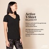 Amazon Essentials Women’s Active Quick Dry Tech Stretch Short-Sleeve V-Neck T-Shirt, Moisture-Wicking, Pack of 2(Navy/Orchid Purple)