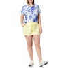 Amazon Essentials Women’s Active Quick Dry Tech Stretch Short-Sleeve V-Neck T-Shirt, Moisture-Wicking, Pack of 2(Navy/White Tie Dye)