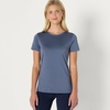 Amazon Essentials Women’s Active Quick Dry Tech Stretch Short-Sleeve V-Neck T-Shirt, Moisture-Wicking, Pack of 2(Slate Grey / Navy)