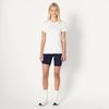 Amazon Essentials Women’s Active Quick Dry Tech Stretch Short-Sleeve V-Neck T-Shirt, Moisture-Wicking, Pack of 2(White / Black)