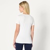 Amazon Essentials Women’s Active Quick Dry Tech Stretch Short-Sleeve V-Neck T-Shirt, Moisture-Wicking, Pack of 2(White / Black)