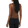 Amazon Essentials Women’s Boucle Sweater Tank Top (Previously Daily Ritual)(Chocolate Heather)