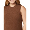 Amazon Essentials Women’s Boucle Sweater Tank Top (Previously Daily Ritual)(Chocolate Heather)