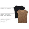 Amazon Essentials Women’s Jersey Regular-Fit Short-Sleeve Boat-Neck Dolman T-Shirt, Pack of 2(Black/Small Ikat Animal)
