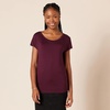Amazon Essentials Women’s Jersey Regular-Fit Short-Sleeve Boat-Neck Dolman T-Shirt, Pack of 2(Burgundy/Navy)