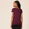 Amazon Essentials Women’s Jersey Regular-Fit Short-Sleeve Boat-Neck Dolman T-Shirt, Pack of 2(Burgundy/Navy)