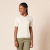 Amazon Essentials Women’s Jersey Relaxed-Fit Short-Sleeve Crewneck Pocket T-Shirt, Pack of 2(Navy/Sand)