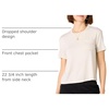 Amazon Essentials Women’s Jersey Relaxed-Fit Short-Sleeve Crewneck Pocket T-Shirt, Pack of 2(Navy/Sand)