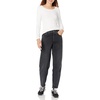 Amazon Essentials Women’s Long Sleeve Slim-Fit Rib Scoop Neck Sweater (Available in Plus Size), Pack of 2(White)