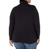 Amazon Essentials Women’s Long-Sleeve Turtleneck Stretch Fleece (Available in Plus Size)(Black)