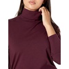 Amazon Essentials Women’s Long-Sleeve Turtleneck Stretch Fleece (Available in Plus Size)(Burgundy)