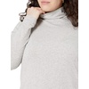 Amazon Essentials Women’s Long-Sleeve Turtleneck Stretch Fleece (Available in Plus Size)(Grey Heather)