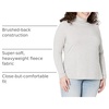 Amazon Essentials Women’s Long-Sleeve Turtleneck Stretch Fleece (Available in Plus Size)(Grey Heather)