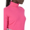 Amazon Essentials Women’s Long-Sleeve Turtleneck Stretch Fleece (Available in Plus Size)(Hot Pink)