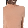 Amazon Essentials Women’s Long-Sleeve Turtleneck Stretch Fleece (Available in Plus Size)(Light Brown)