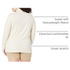 Amazon Essentials Women’s Long-Sleeve Turtleneck Stretch Fleece (Available in Plus Size)(Oatmeal Heather)