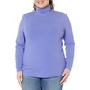 Amazon Essentials Women’s Long-Sleeve Turtleneck Stretch Fleece (Available in Plus Size)(Purple Blue)