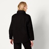 Amazon Essentials Women’s Oversized Heavyweight Denim Shirt Jacket, Relaxed Fit(Black)