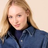 Amazon Essentials Women’s Oversized Heavyweight Denim Shirt Jacket, Relaxed Fit(Medium Wash)