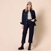 Amazon Essentials Women’s Oversized Heavyweight Denim Shirt Jacket, Relaxed Fit(Rinsed)