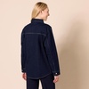 Amazon Essentials Women’s Oversized Heavyweight Denim Shirt Jacket, Relaxed Fit(Rinsed)