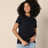 Amazon Essentials Women’s Regular Fit 100% Cotton Crewneck Short Sleeve T-Shirt(Black)