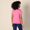 Amazon Essentials Women’s Regular Fit 100% Cotton Crewneck Short Sleeve T-Shirt(Hot Pink)