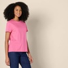 Amazon Essentials Women’s Regular Fit 100% Cotton Crewneck Short Sleeve T-Shirt(Hot Pink)