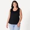 Amazon Essentials Women’s Regular-Fit 100% Cotton Sleeveless Tank Top, Pack of 2(Black/Charcoal Heather)