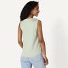 Amazon Essentials Women’s Regular-Fit 100% Cotton Sleeveless Tank Top, Pack of 2(Navy/Sage Green)