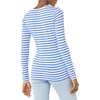 Amazon Essentials Women’s Regular-Fit Long-Sleeve Crewneck T-Shirt (Available in Plus Size)(Blue White Stripe)