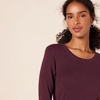 Amazon Essentials Women’s Regular-Fit Long-Sleeve Crewneck T-Shirt (Available in Plus Size)(Burgundy)