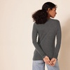 Amazon Essentials Women’s Regular-Fit Long-Sleeve Crewneck T-Shirt (Available in Plus Size)(Charcoal Heather)