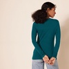 Amazon Essentials Women’s Regular-Fit Long-Sleeve Crewneck T-Shirt (Available in Plus Size)(Dark Green)