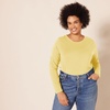 Amazon Essentials Women’s Regular-Fit Long-Sleeve Crewneck T-Shirt (Available in Plus Size)(Dark Yellow)