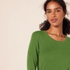 Amazon Essentials Women’s Regular-Fit Long-Sleeve Crewneck T-Shirt (Available in Plus Size)(Green)