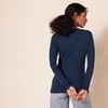 Amazon Essentials Women’s Regular-Fit Long-Sleeve Crewneck T-Shirt (Available in Plus Size)(Navy)