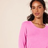 Amazon Essentials Women’s Regular-Fit Long-Sleeve Crewneck T-Shirt (Available in Plus Size)(Pink)