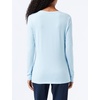 Amazon Essentials Women’s Regular-Fit Long-Sleeve Crewneck T-Shirt (Available in Plus Size)(Sky Blue)