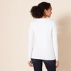 Amazon Essentials Women’s Regular-Fit Long-Sleeve Crewneck T-Shirt (Available in Plus Size)(White)