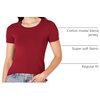 Amazon Essentials Women’s Regular-Fit Short-Sleeve Crewneck T-Shirt, Multipacks(2-pack Burgundy/Pink)