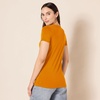 Amazon Essentials Women’s Regular-Fit Short-Sleeve Crewneck T-Shirt, Multipacks(2-pack Coral Orange/Golden Yellow)