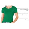 Amazon Essentials Women’s Regular-Fit Short-Sleeve Crewneck T-Shirt, Multipacks(2-pack Green/Light Pink)