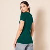 Amazon Essentials Women’s Regular-Fit Short-Sleeve Crewneck T-Shirt, Multipacks(2-pack Lilac/White Ikat Animal/Dark Green)