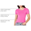 Amazon Essentials Women’s Regular-Fit Short-Sleeve Crewneck T-Shirt, Multipacks(2-pack White-two Hearts/Pink)