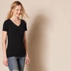 Amazon Essentials Women’s Regular-Fit Short-Sleeve Crewneck T-Shirt, Multipacks(Black/Charcoal Heather)