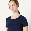 Amazon Essentials Women’s Regular-Fit Short-Sleeve Crewneck T-Shirt, Multipacks(Dark Green/Navy)