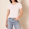 Amazon Essentials Women’s Regular-Fit Short-Sleeve Crewneck T-Shirt, Multipacks(Light Pink/Light Grey Heather)